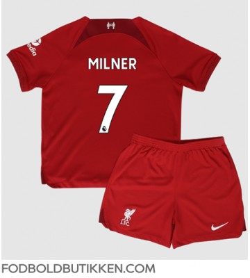 Liverpool James Milner #7 Hjemmebanetrøje Børn 2022-23 Kortærmet (+ Korte bukser)